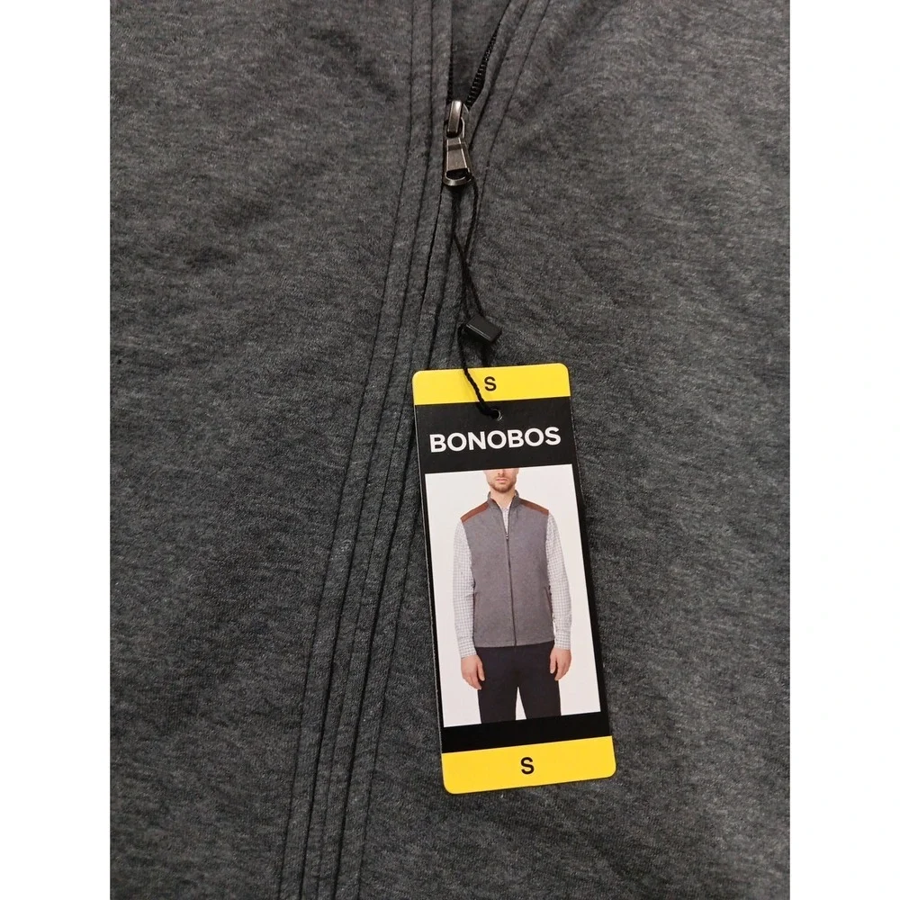 Bonobos Men's Modern Style Lightweight Vest,‎ Gray, Size Small  2474